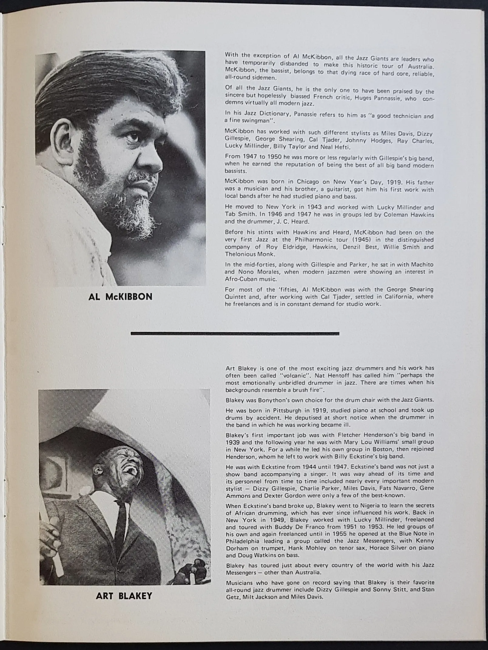 V/A - History Of Jazz Tour, September 1971