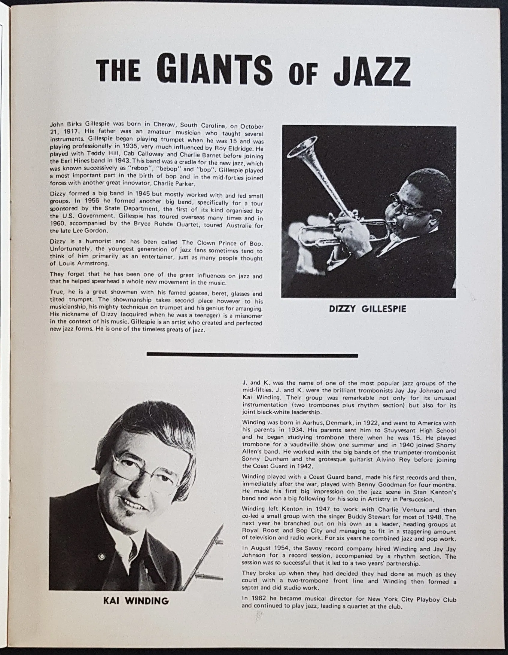 V/A - History Of Jazz Tour, September 1971
