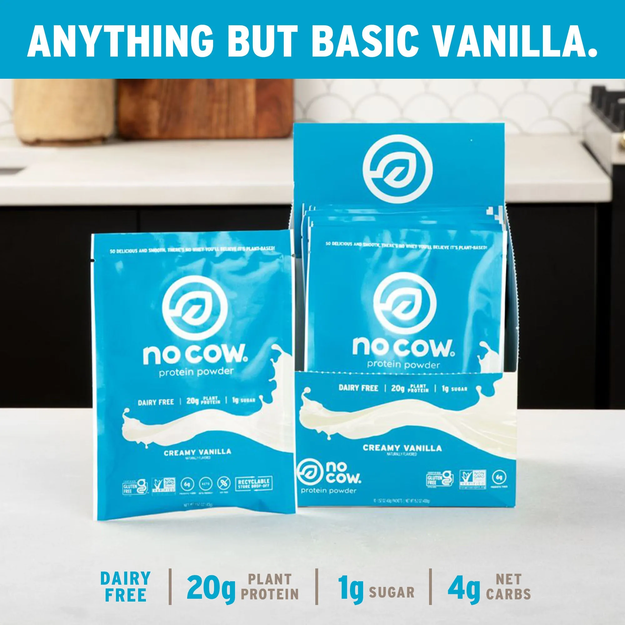 Vanilla Protein Powder Travel Packs