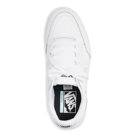 Vans Leather Lowland CC Sport True White Shoes 9.5 Mens MSRP $90