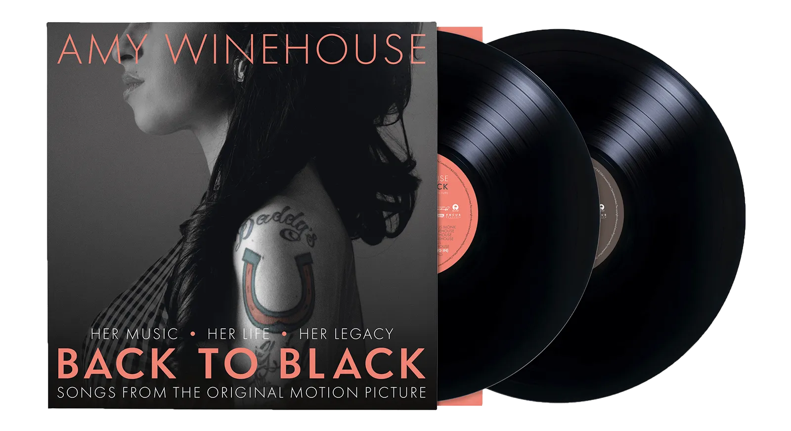 Various Artists : Back To Black - Songs from the Original Motion Picture (140g 2LP Vinyl)