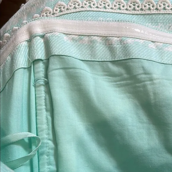 Vineyard Vines Kentucky Derby Strapless Dress Light Blue Size 4