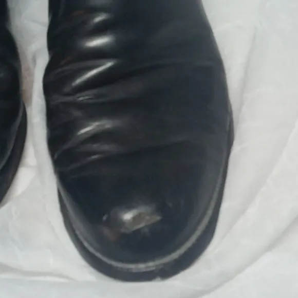 Vintage Justin black leather men's boots size 8