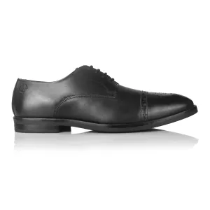 Wayne Cap Toe Derby (Piano Black)