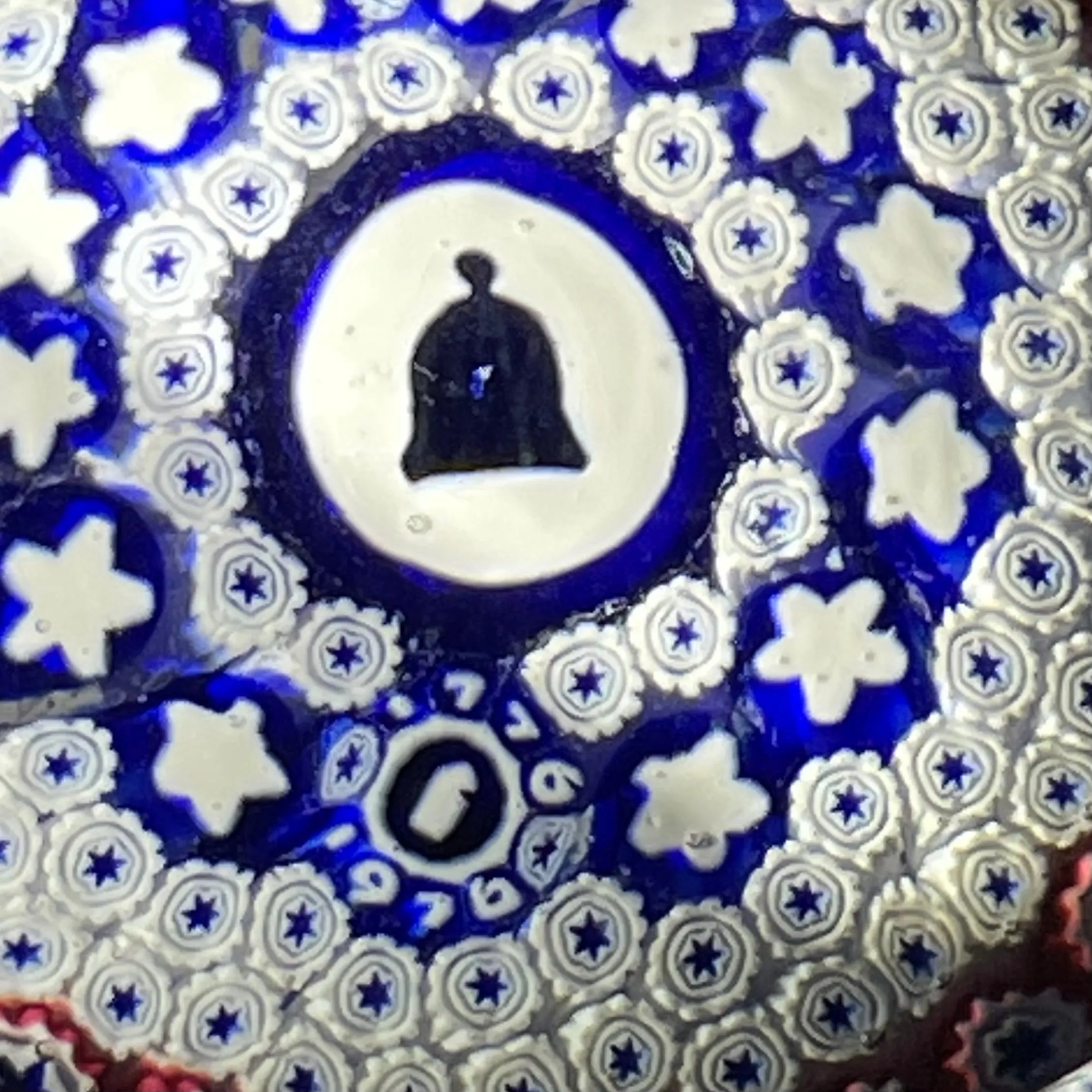 Whitefriars 1976 Concentric Millefiori American Bicentennial Liberty Bell Edition