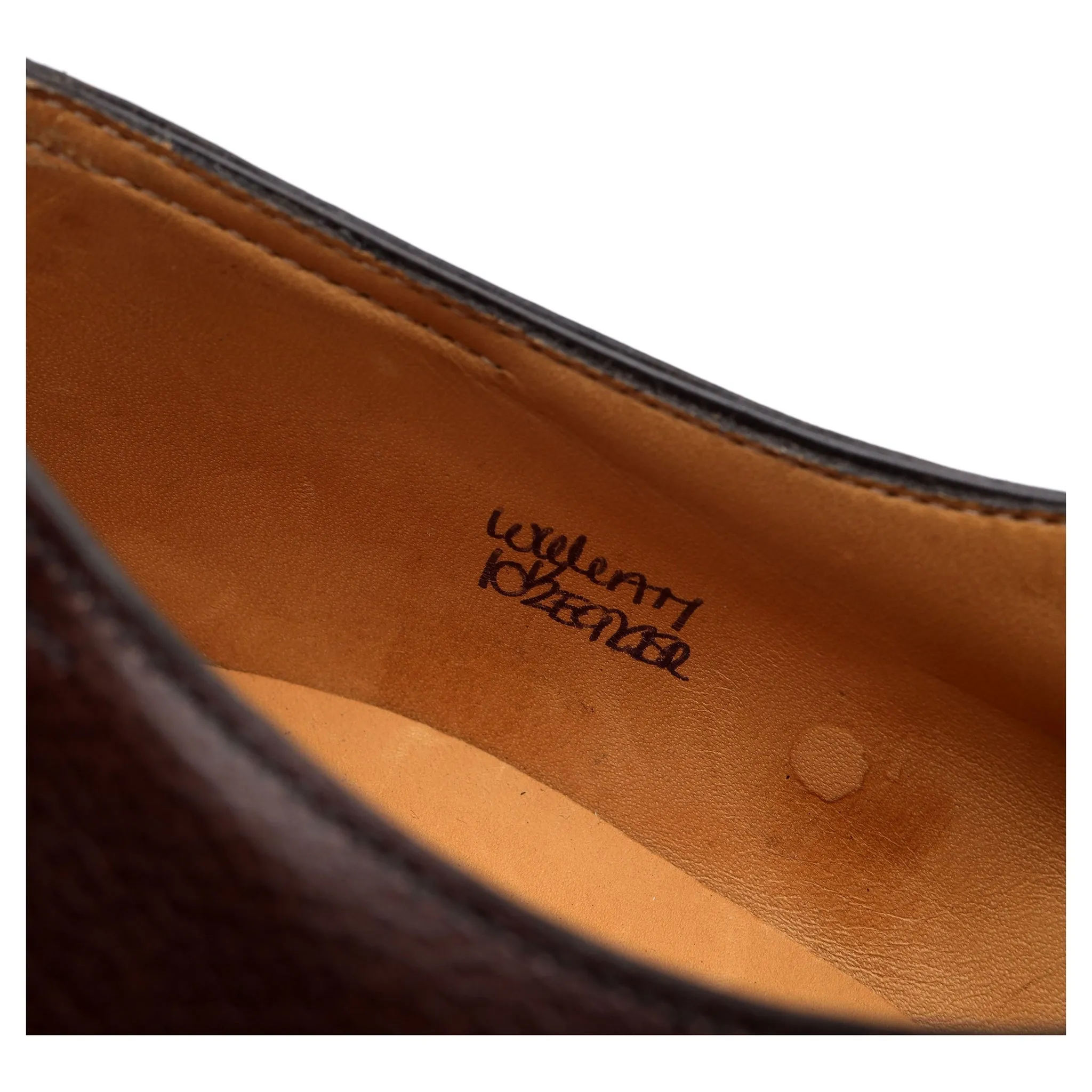 'William' Brown Leather Double Monk Strap UK 10.5 E