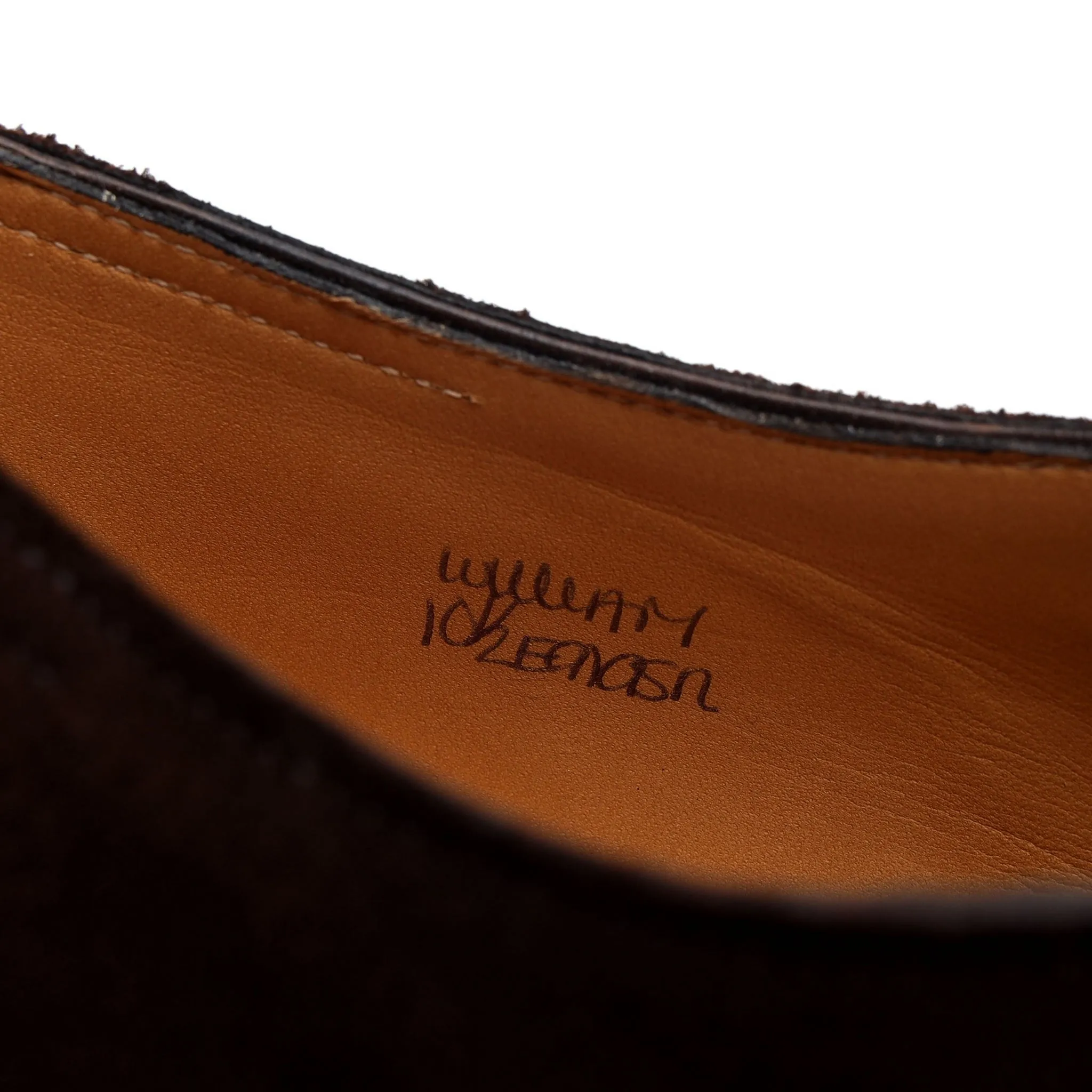 'William' Dark Brown Suede Double Monk Strap UK 10.5 E