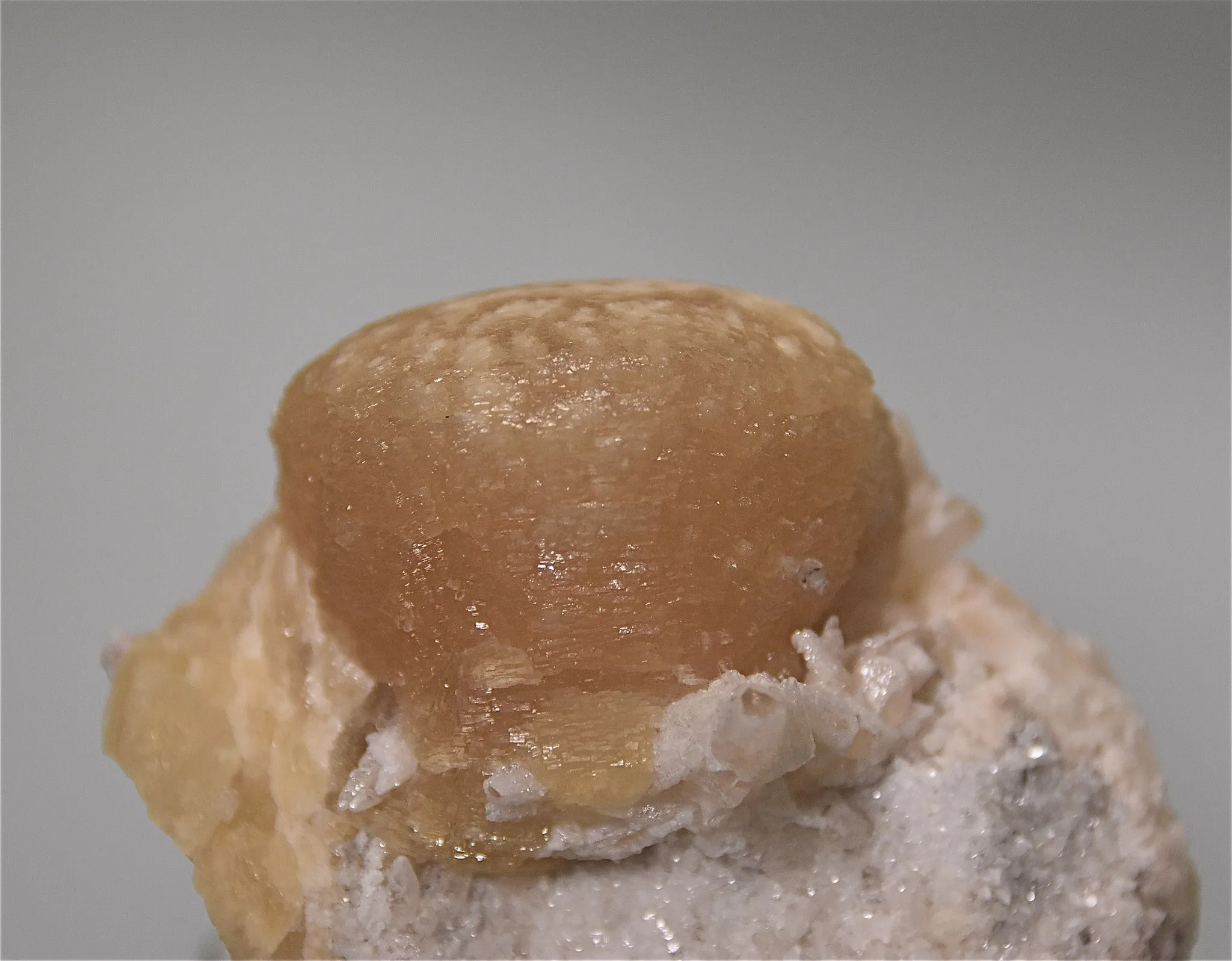 Witherite with Alstonite and Calcite, Bethel Level, attr. Minerva #1 Mine, Cave-in-Rock District. Southern Illinois Small cabinet 4 x 5 x 7 cm $450. Online 3/30