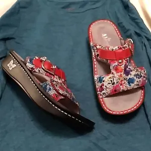 Women's Alegria Floral gorgeous 🥰 leather shoes size 37.