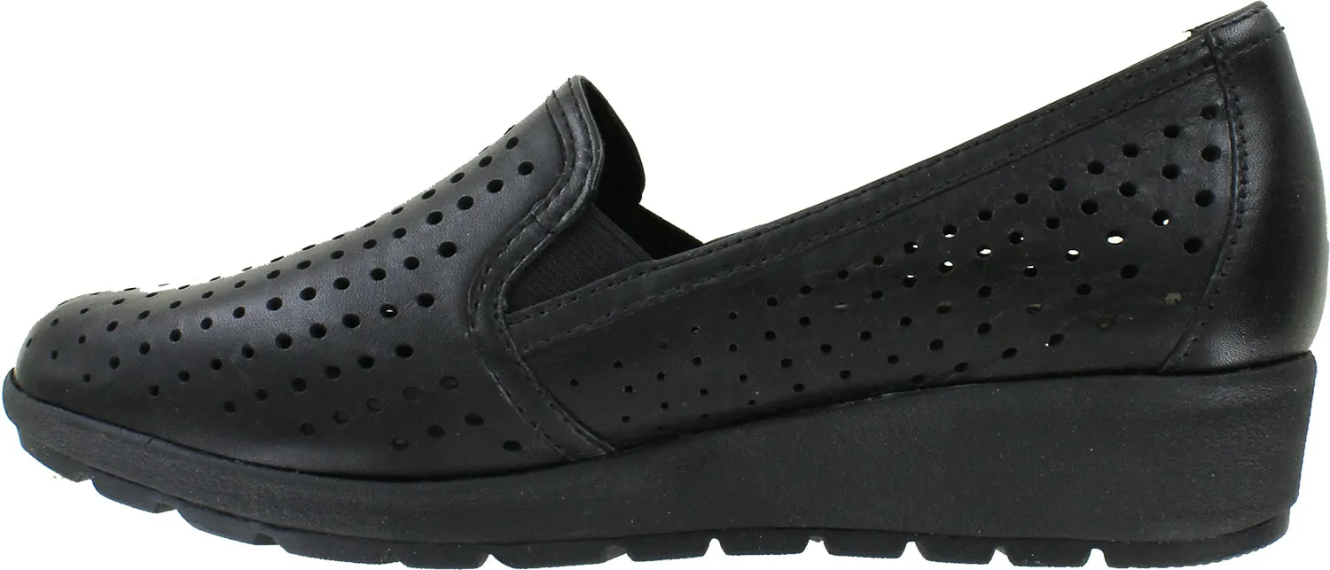 Women's Earth Juniper Black Leather