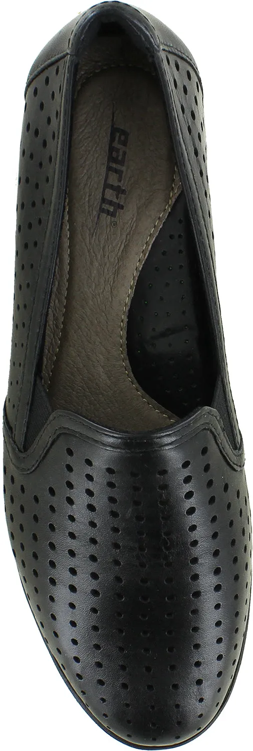 Women's Earth Juniper Black Leather