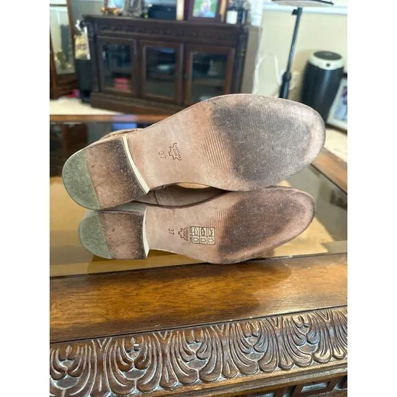 Women’s Free People Landslide Leather Ankle Boots. Size 37 ( 6.5 )