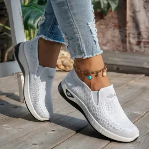 Women's Knit Slip-On Walking Shoes