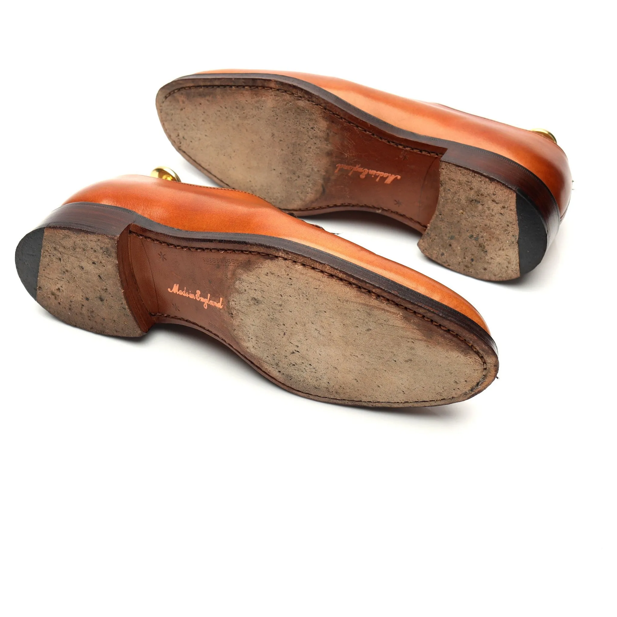 Women's 'Mabel' Tan Brown Leather Derby UK 3 D