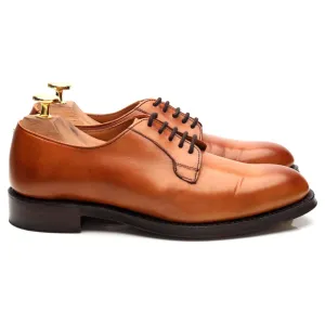 Women's 'Mabel' Tan Brown Leather Derby UK 3 D