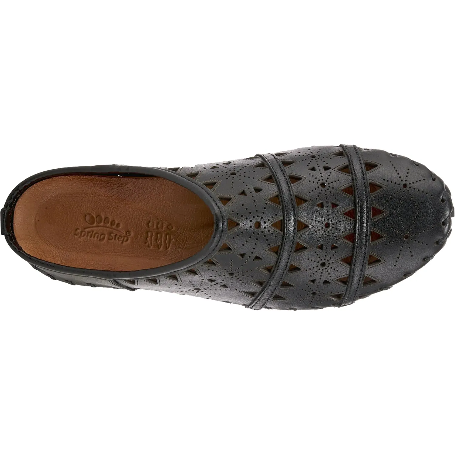 Women's Spring Step Fusalide Black Leather
