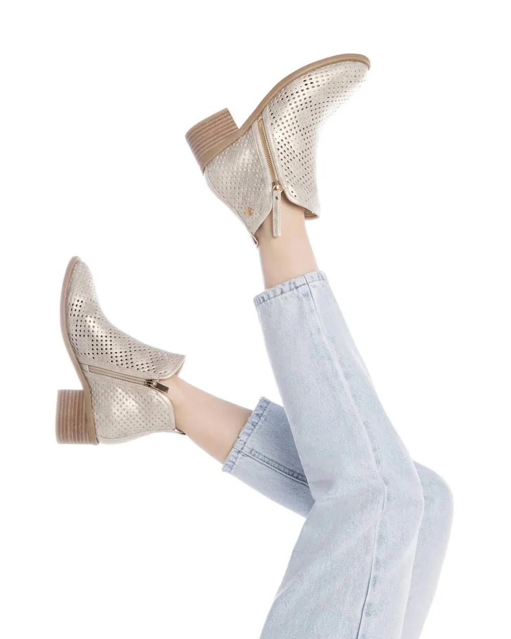 Xti - 143961 Xti Gold Ankle Boots