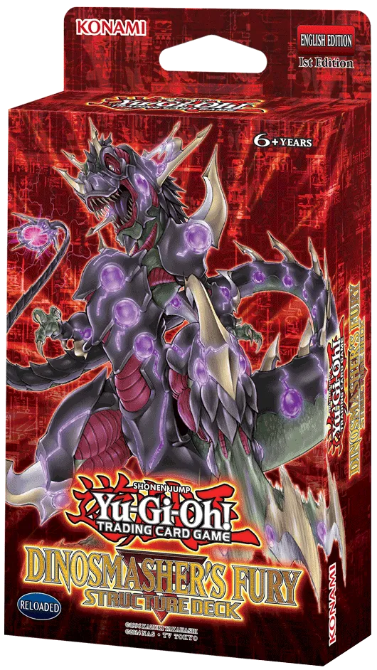 Yugioh:  Dinosmasher's Fury Structure Deck